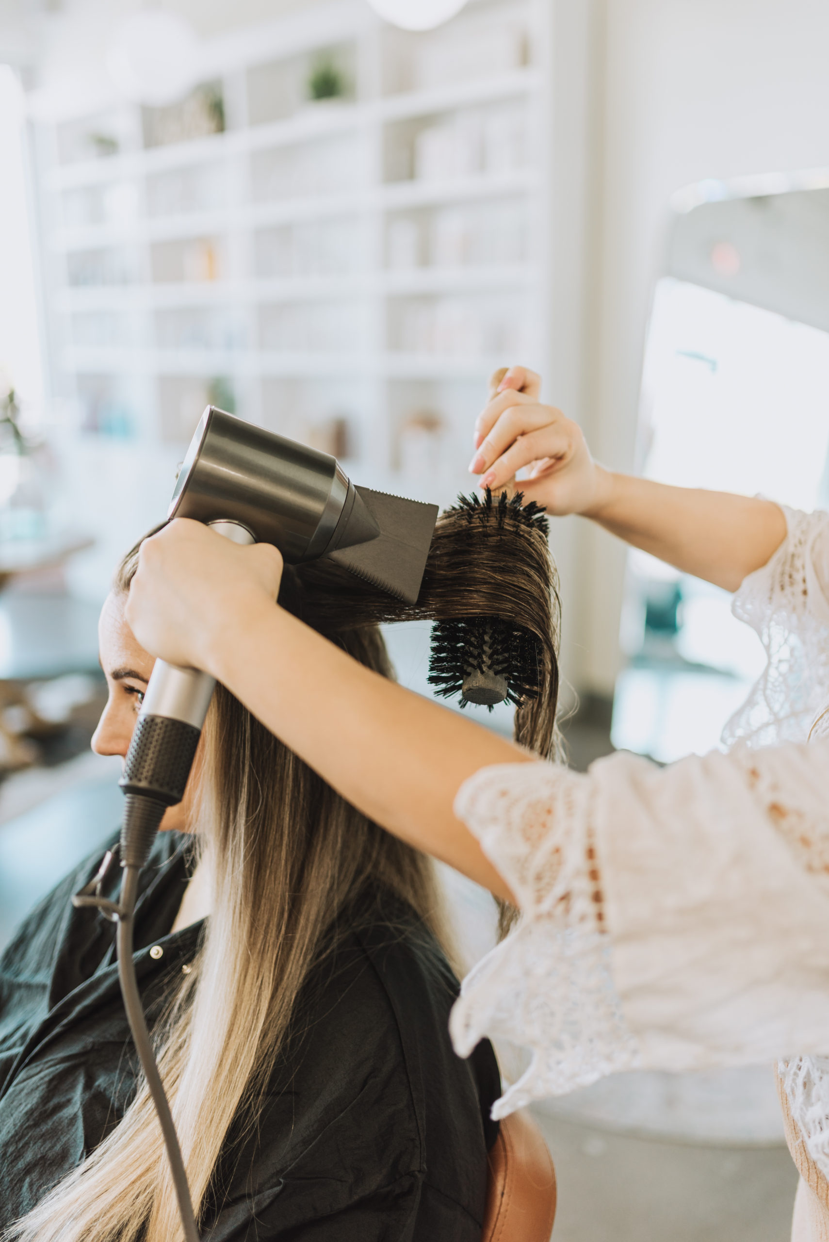 Hair stylist blow dryer sale